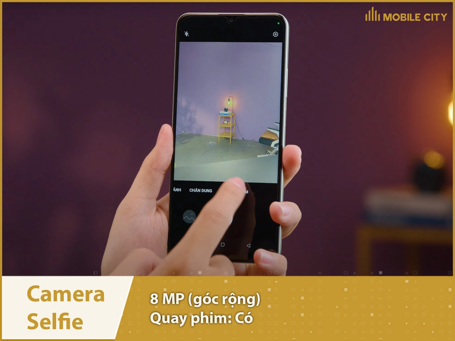 Camera selfie 8MP