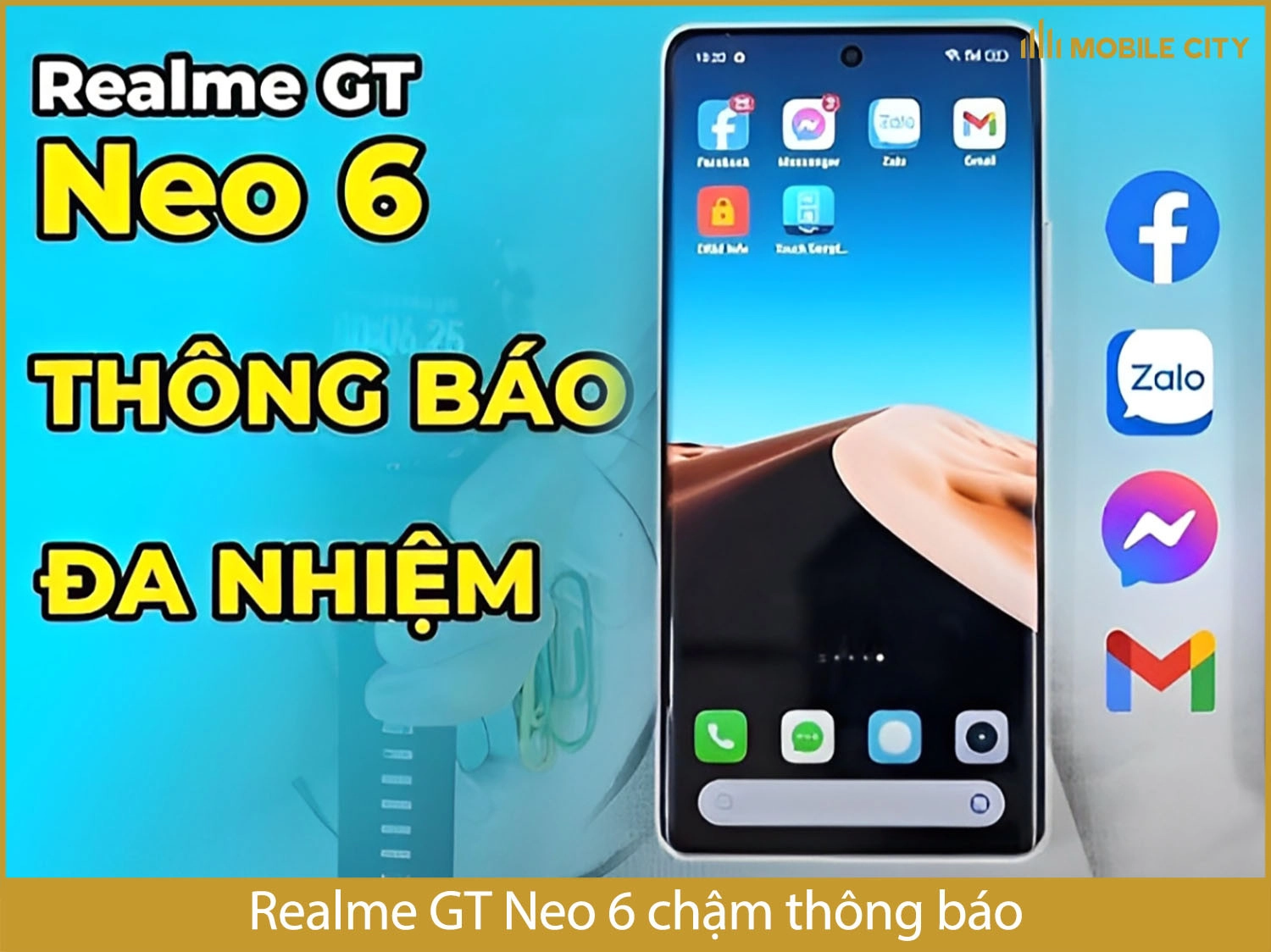 Realme GT Neo 6 cũ có chậm thông báo không?