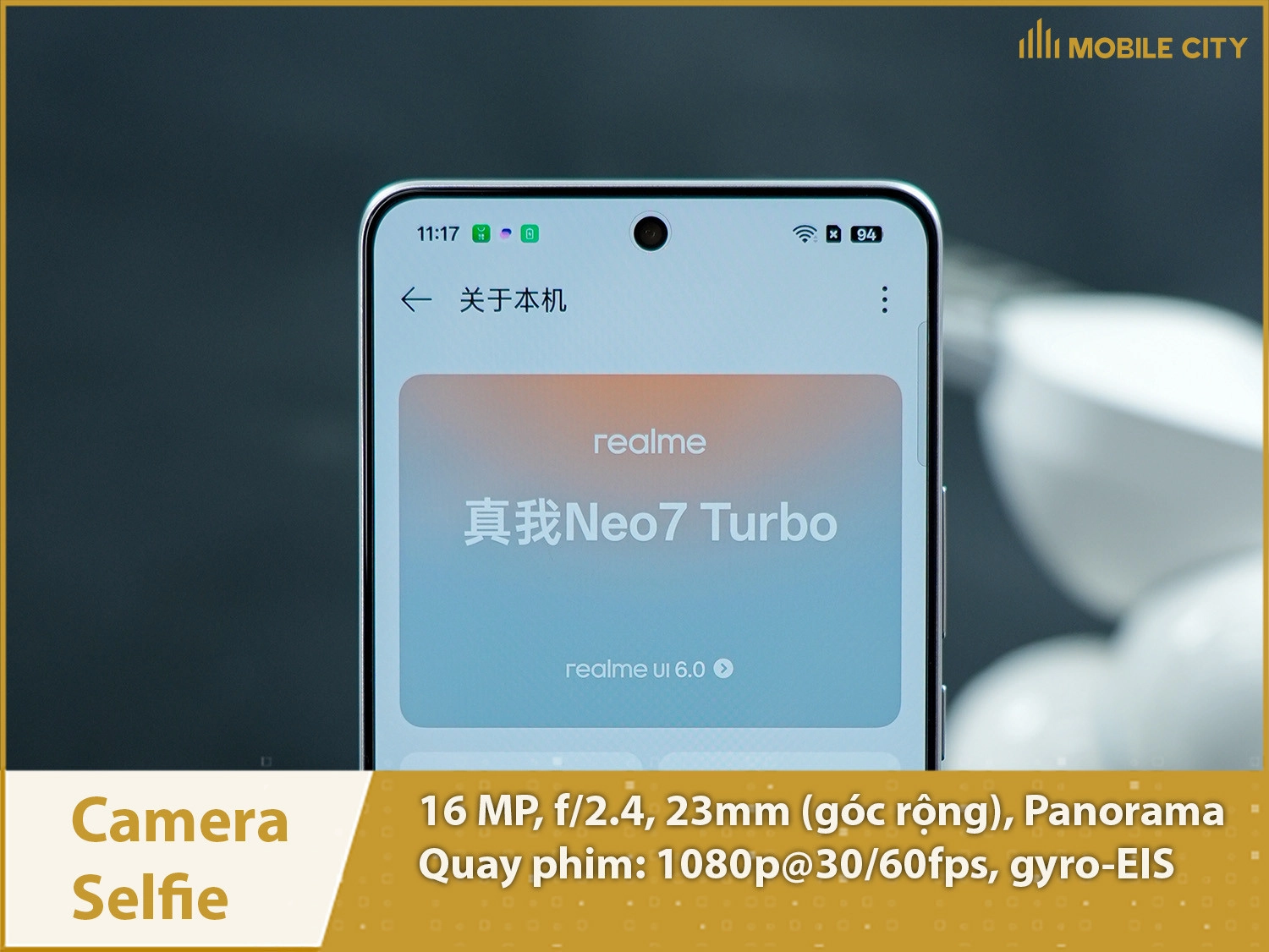 Camera Selfie 16MP & Quay video 1080p