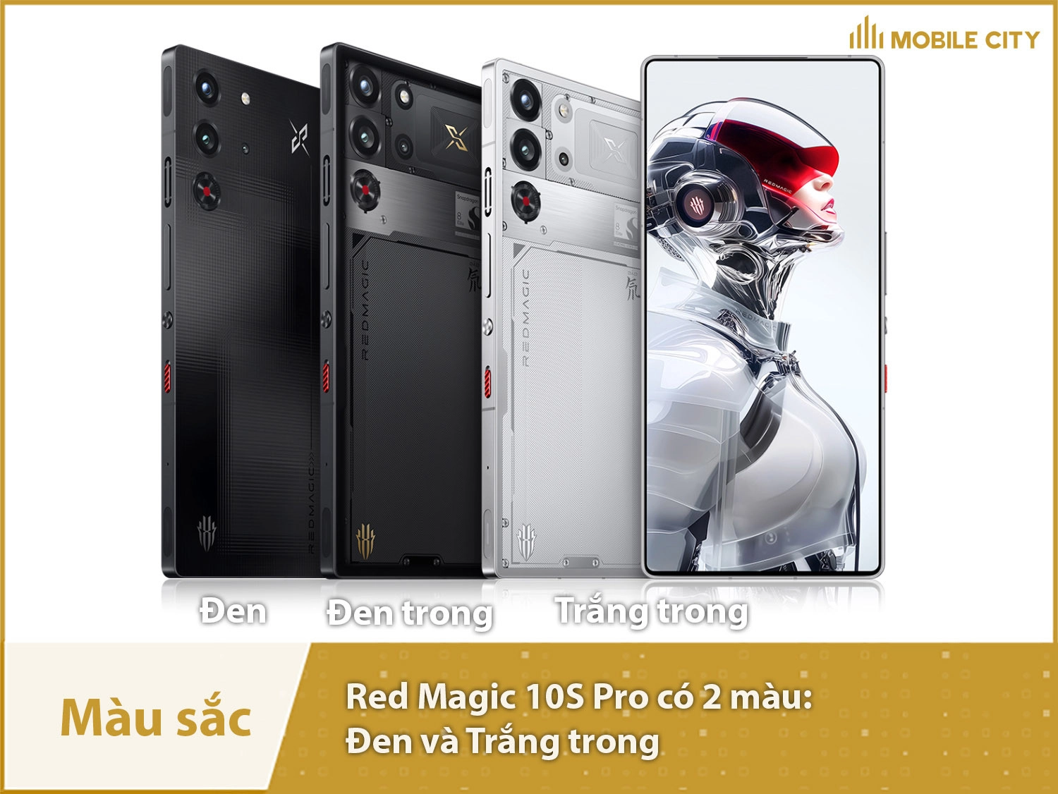 Red Magic 10S Pro có 2 màu sắc lựa chọn