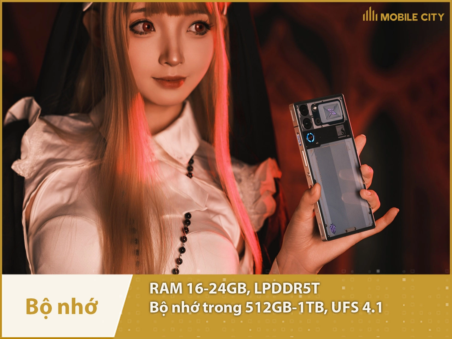 Red Magic 10S Pro Plus có RAM 16-24GB & Bộ nhớ trong 512GB-1TB