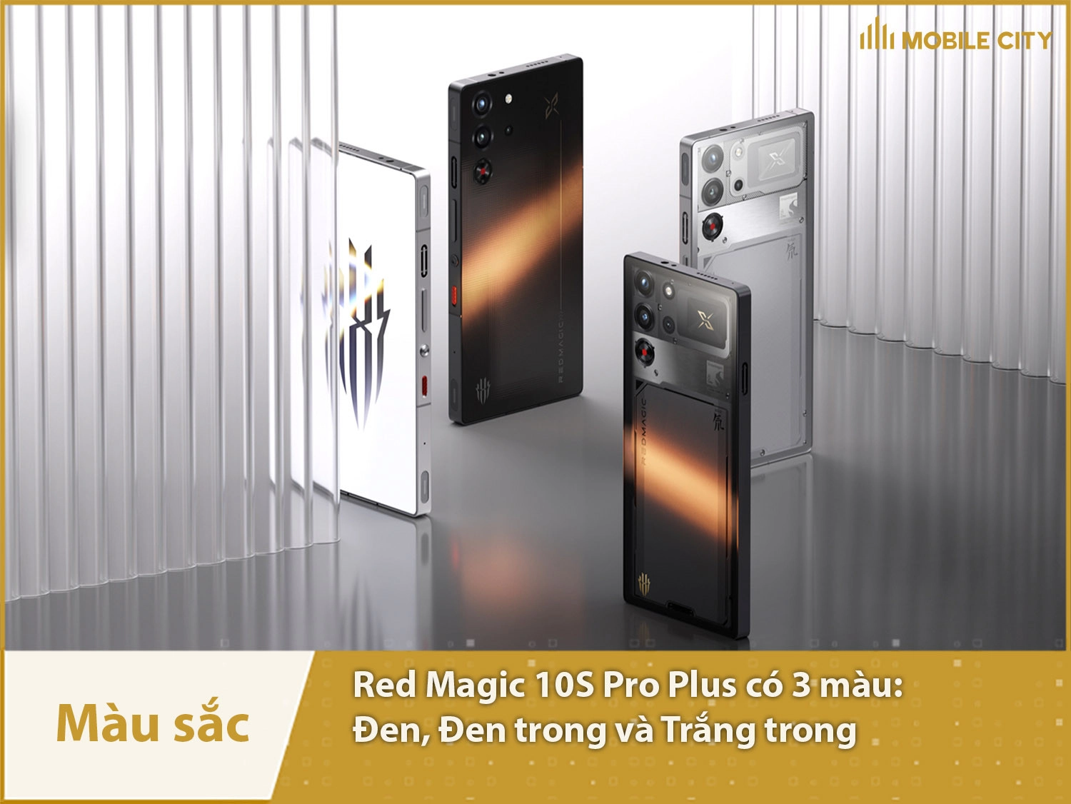 Red Magic 10S Pro Plus có 3 màu sắc