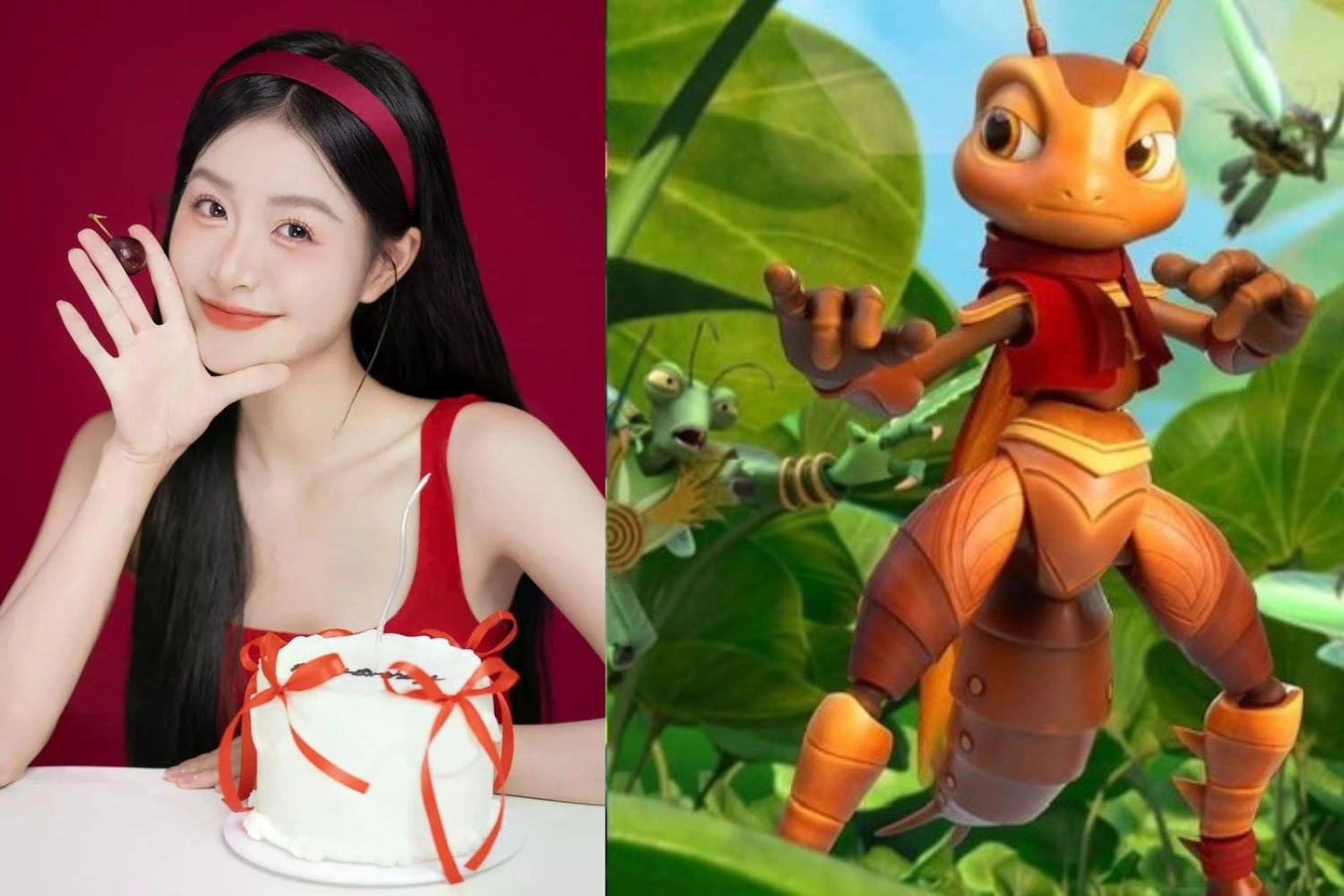 Trang Emma vai Dế Mèn