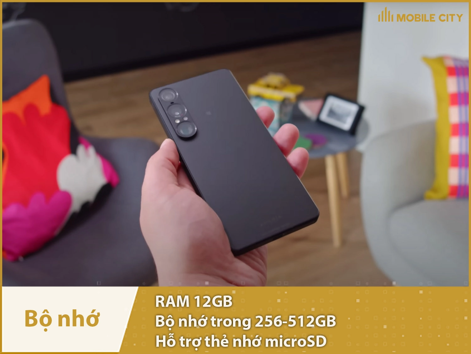 Sony Xperia 1 VII có RAM 12GB & Bộ nhớ 256-512GB