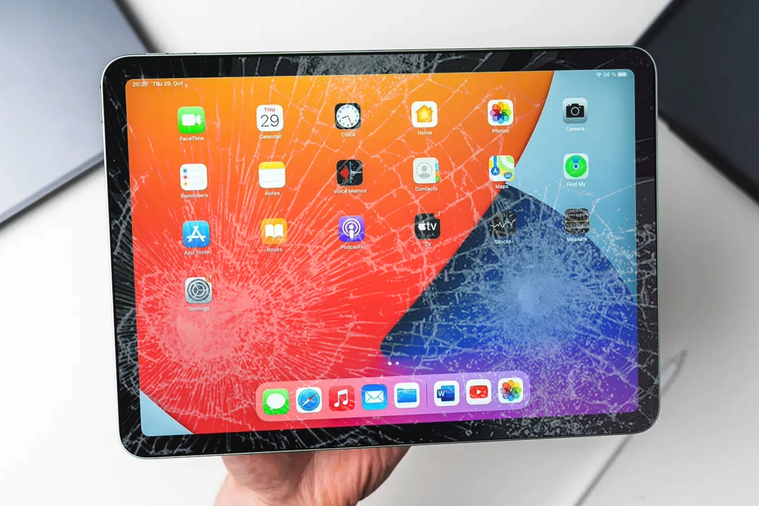 Thay màn hình iPad Air 4, dấu hiệu cần ép kính