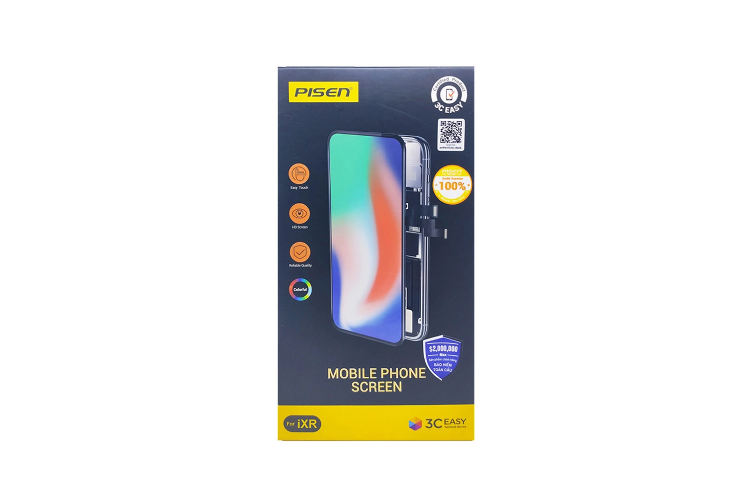 Thay màn hình Pisen iPhone XR, màn hình Pisen