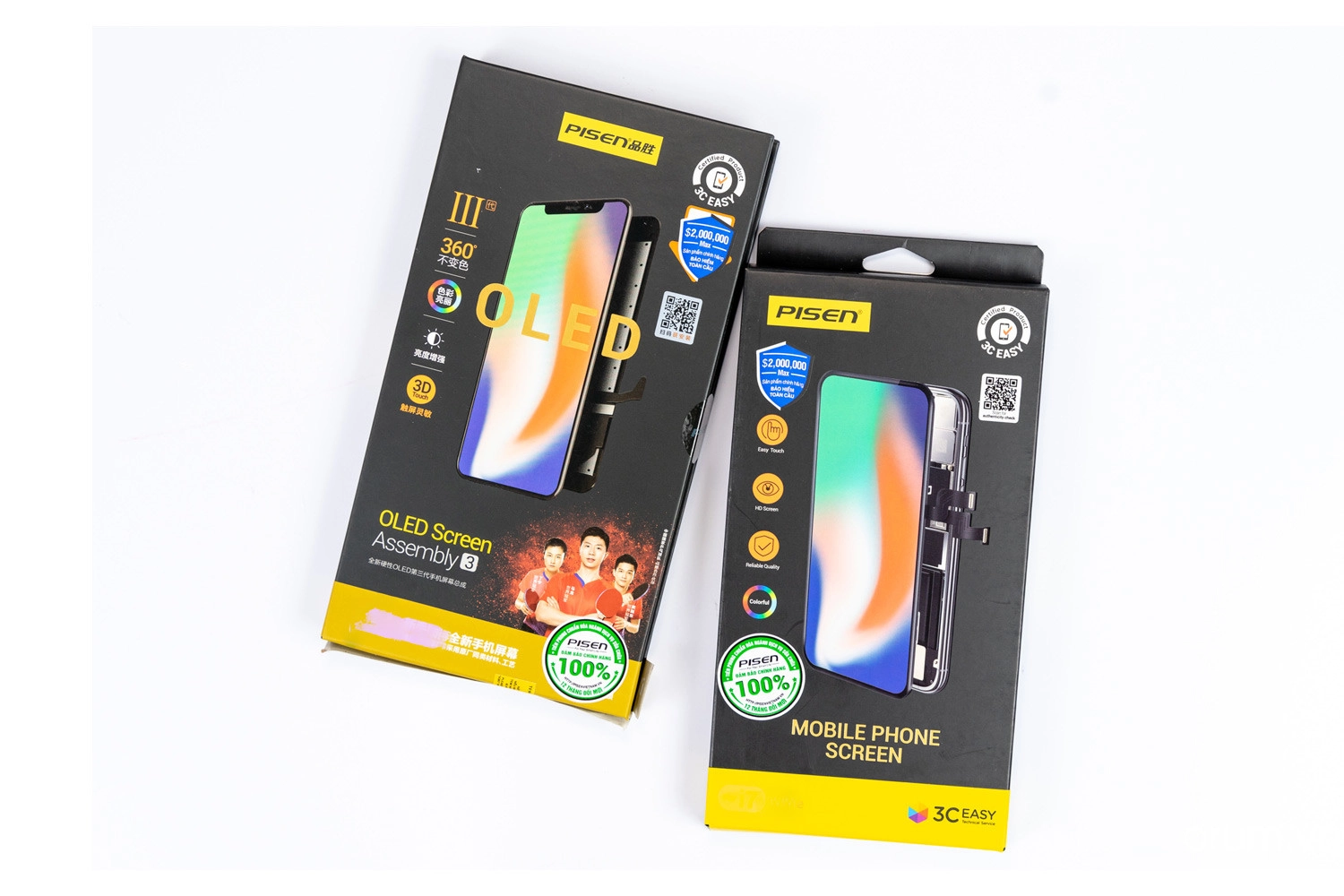 Thay màn hình Pisen iPhone XS Max, hạn chế màn hình Pisen