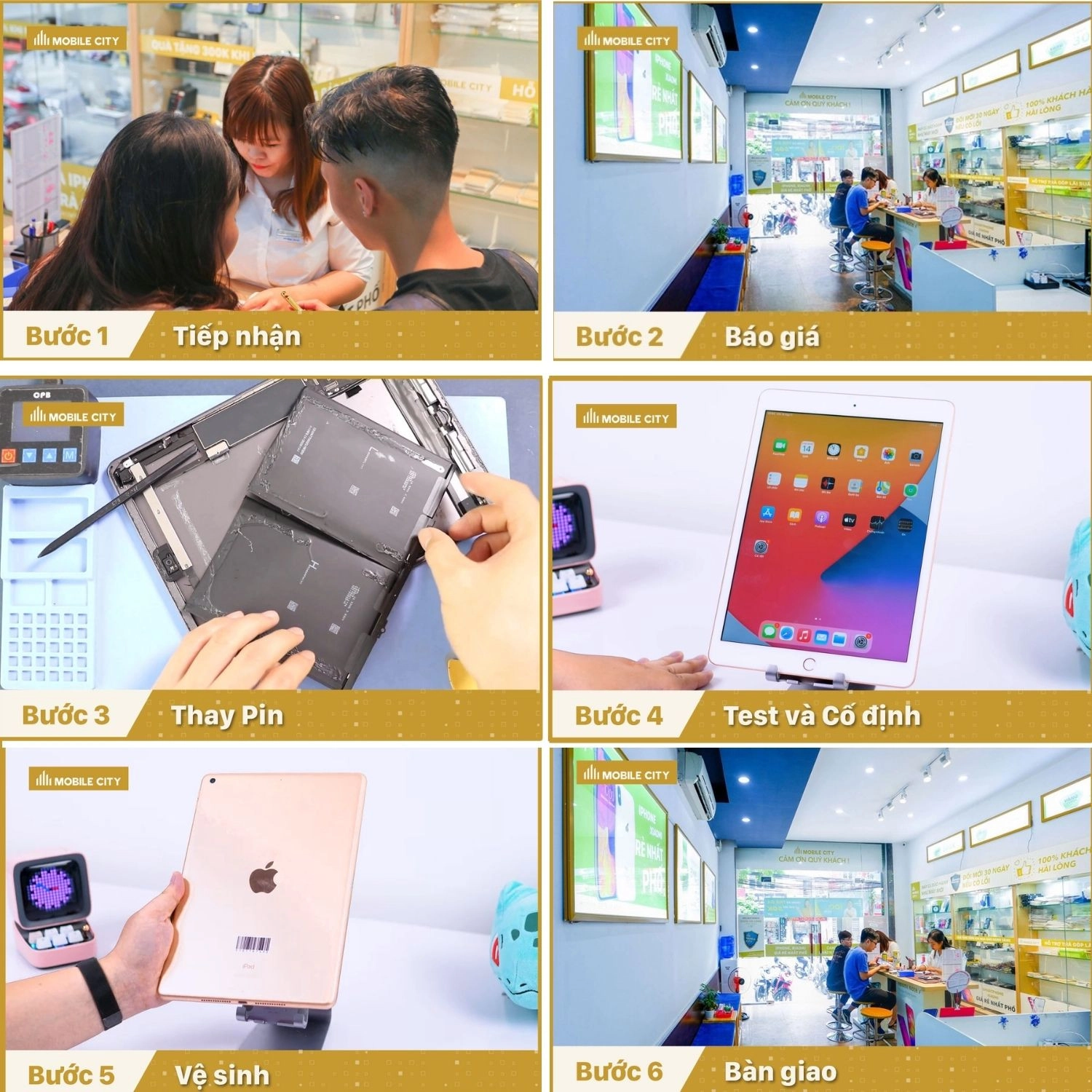 Thay Pin iPad Gen 8, quy trình