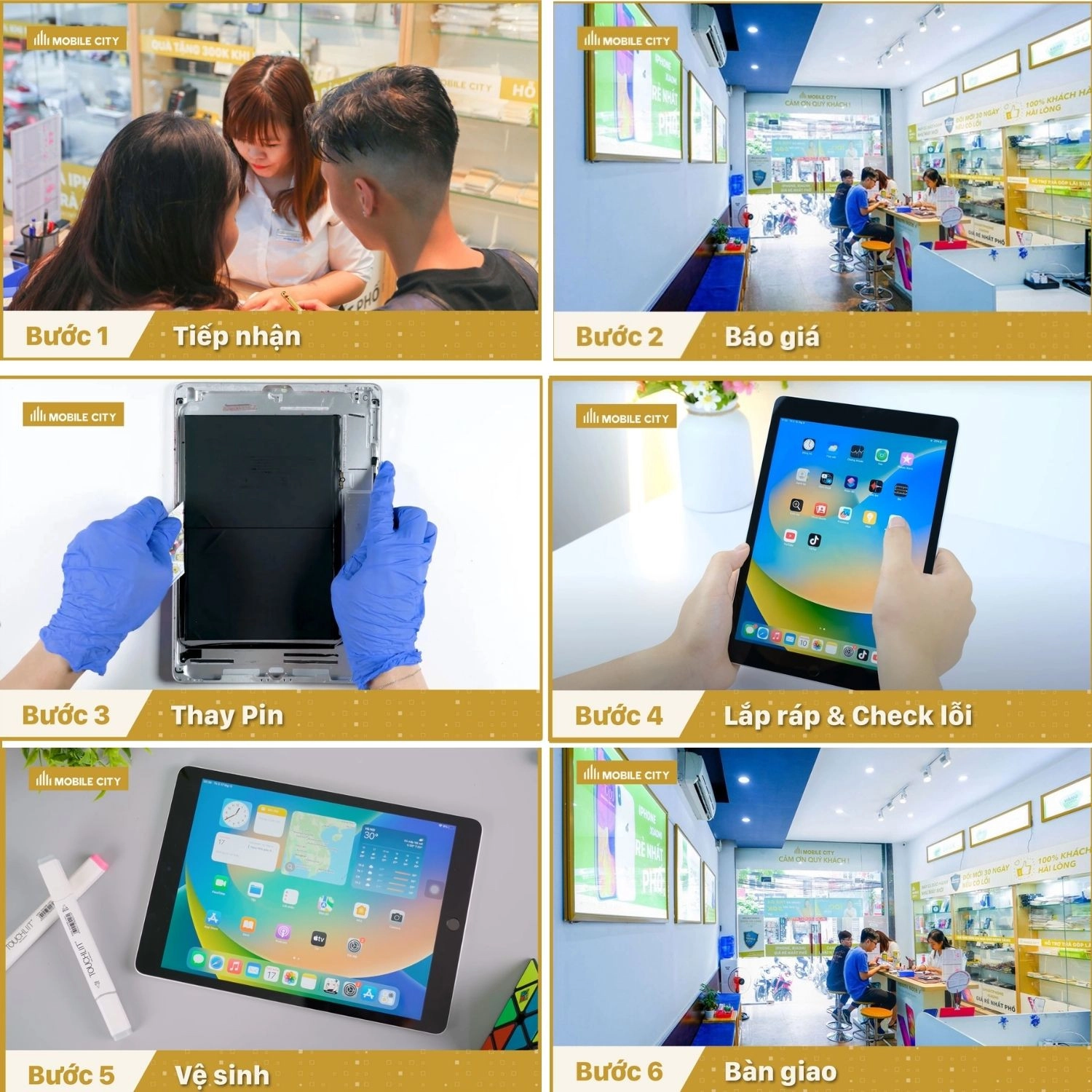 Thay Pin iPad Gen 9, quy trình