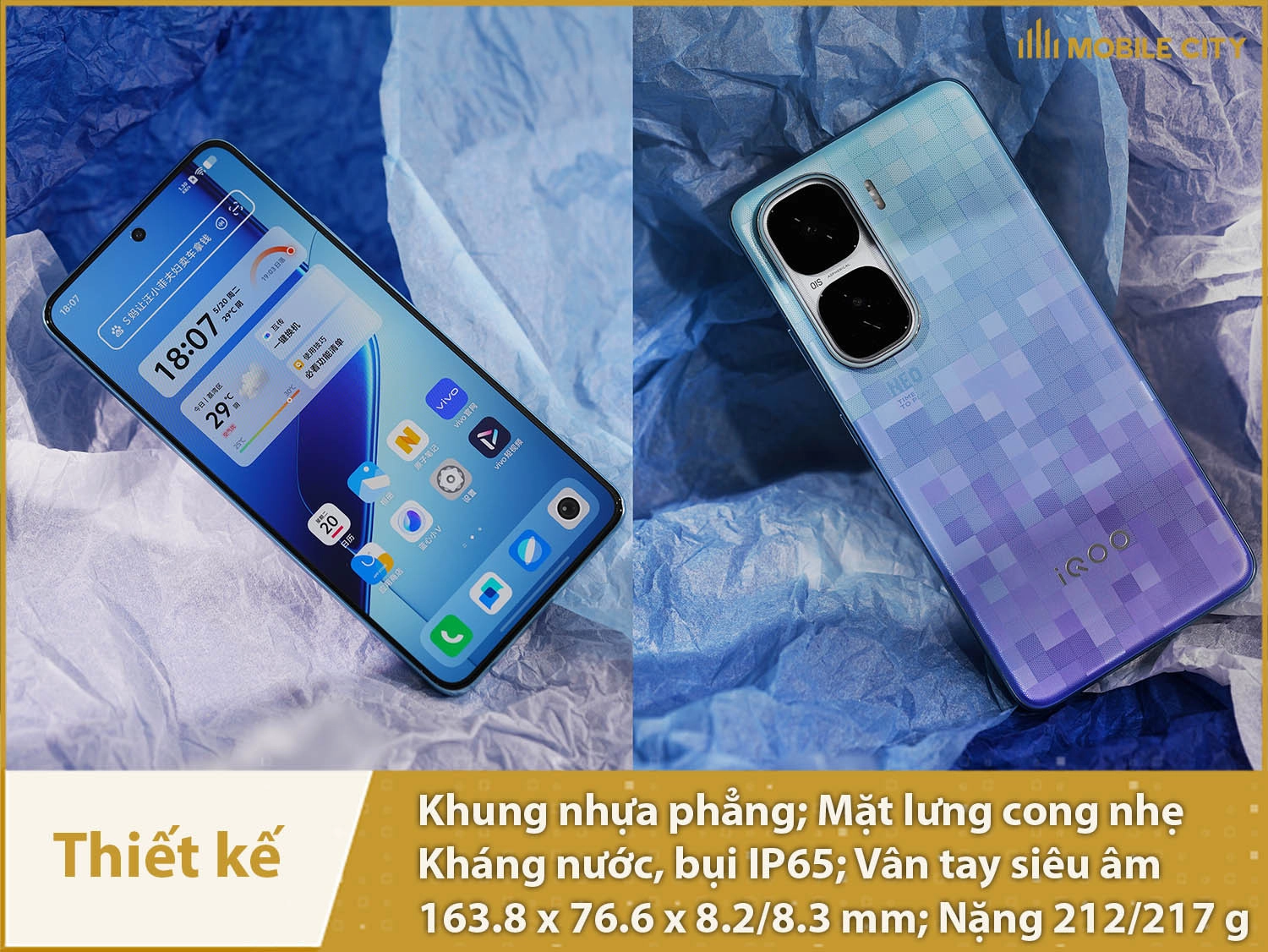 Thiết kế hiện đại có IP65