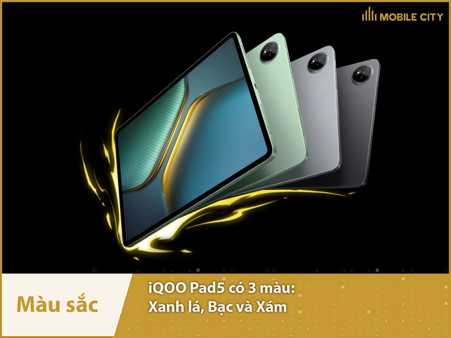 iQOO Pad5 có 3 màu sắc