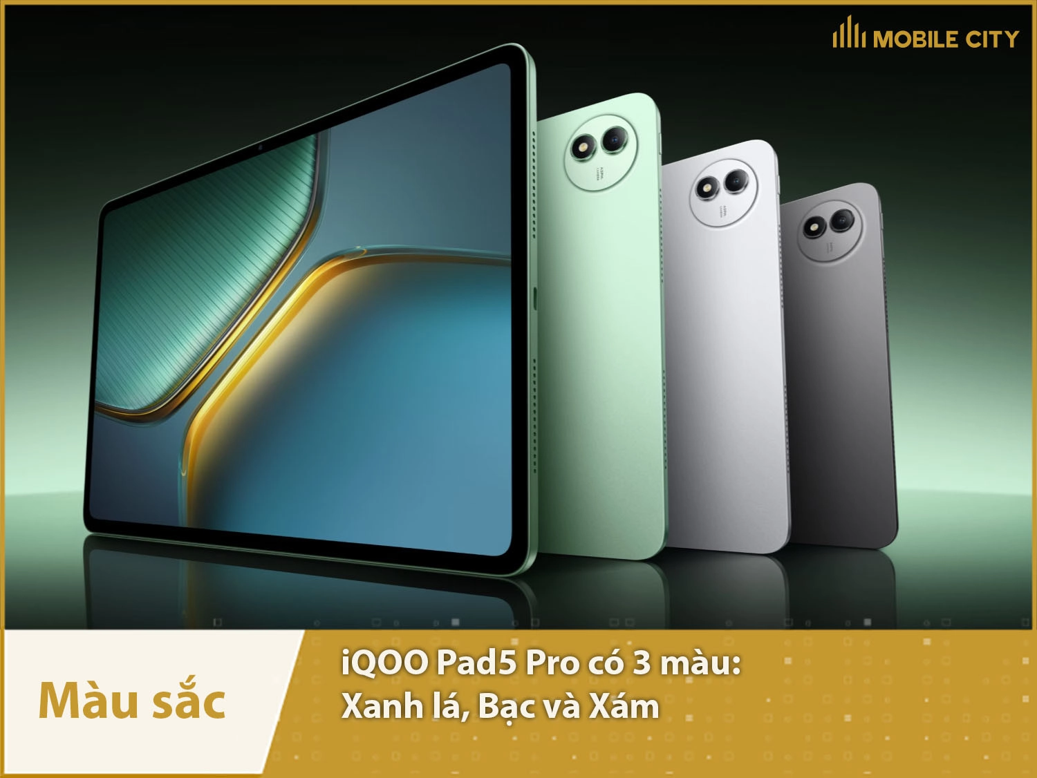 iQOO Pad5 Pro có 3 màu sắc