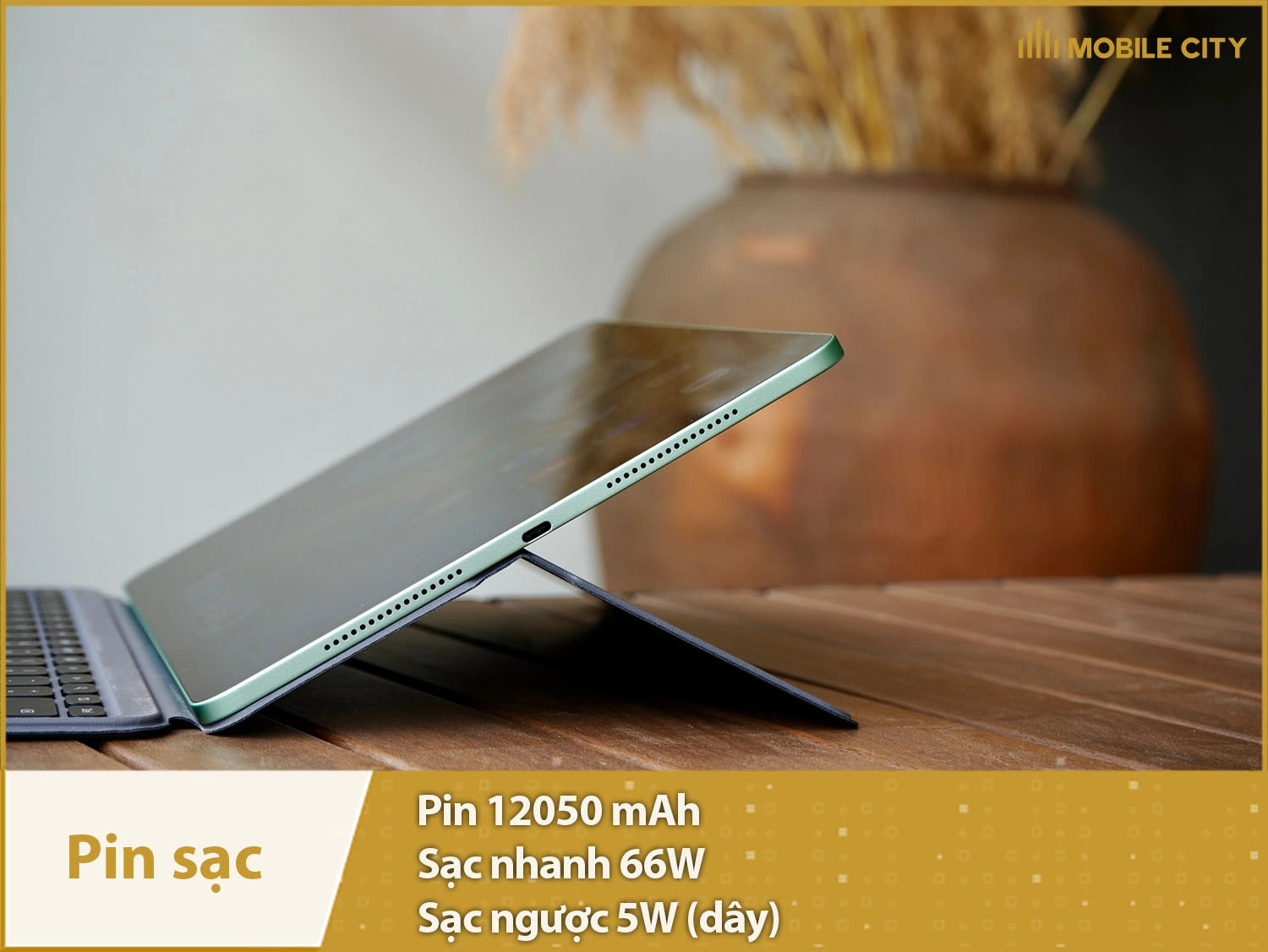 Pin dung lượng cao 12.050mAh & Sạc nhanh 66W