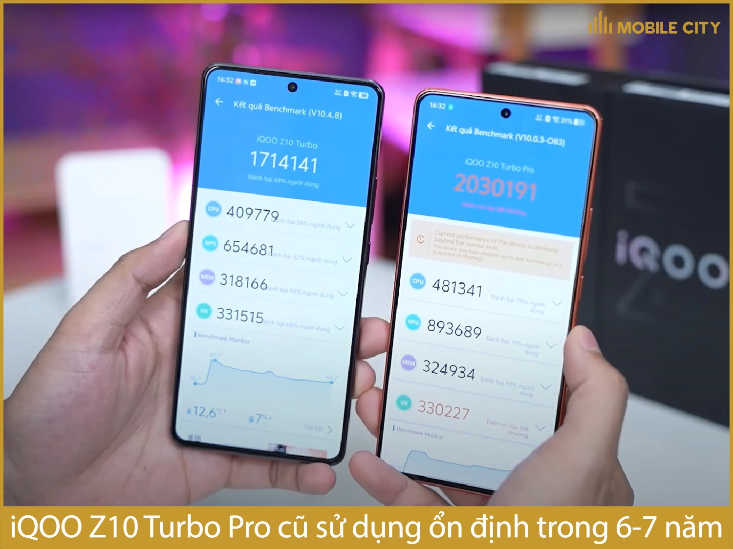 iQOO Z10 Turbo cũ sử dụng ổn định trong bao lâu?