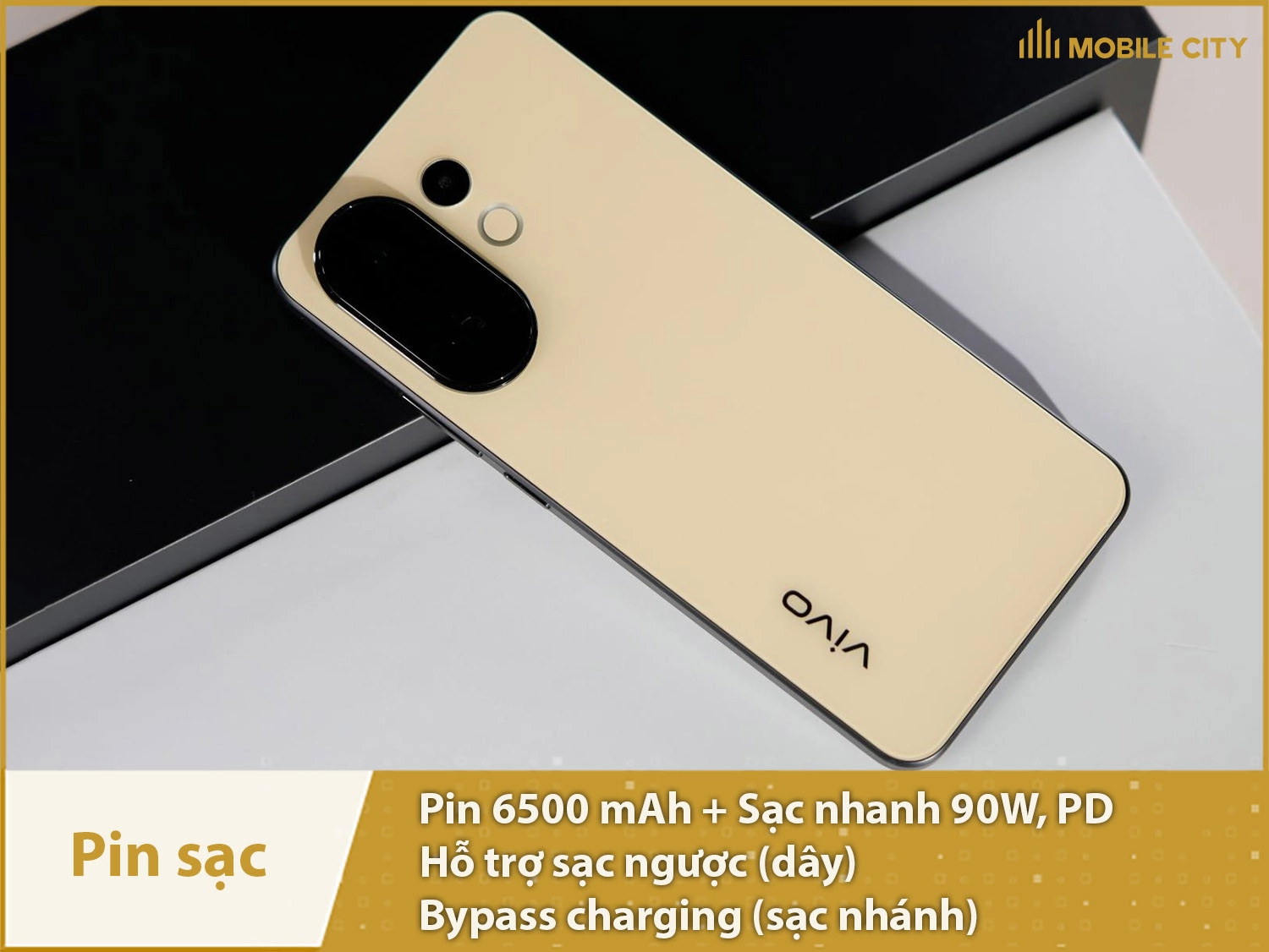 Pin khủng 6500mAh & Có sạc nhanh 90W ấn tượng