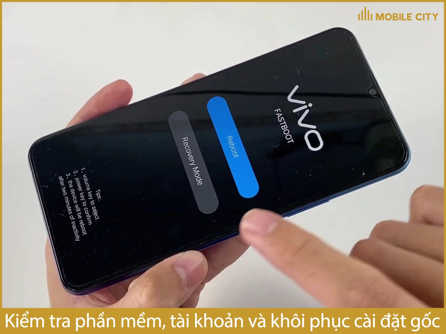Kiểm tra phần mềm, tài khoản và khôi phục cài đặt gốc