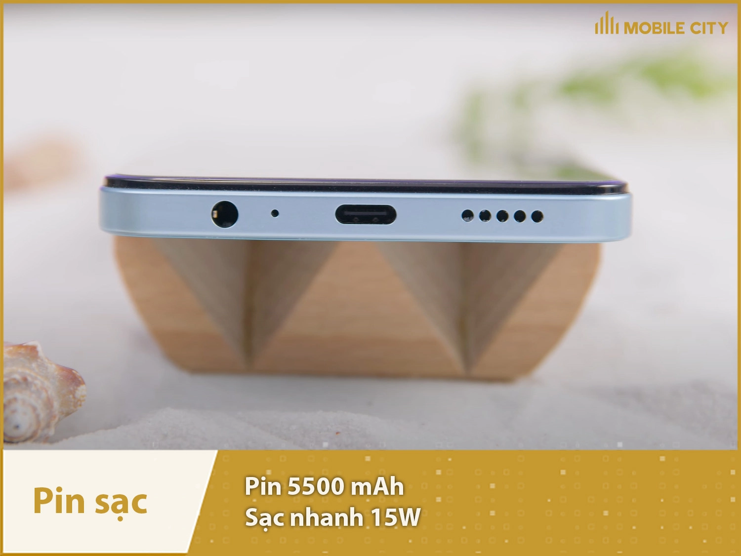 Pin khủng 5500mAh; Sạc nhanh 15W