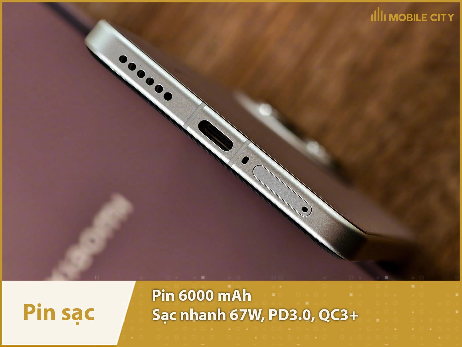 Pin đủ lớn 6000mAh & sạc nhanh 67W