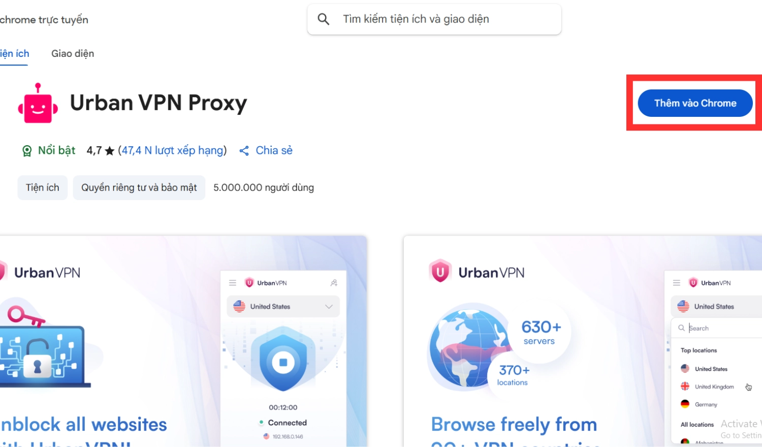 Tải Urban VPN Proxy