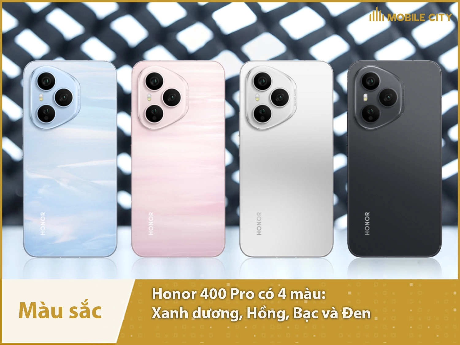 Các màu sắc của Honor 400 Pro