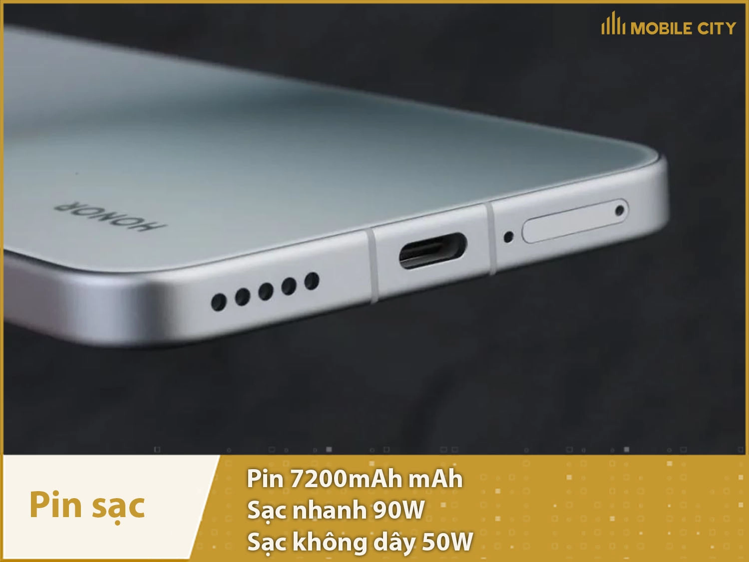 Pin khủng 7200mAh & Sạc nhanh 90W