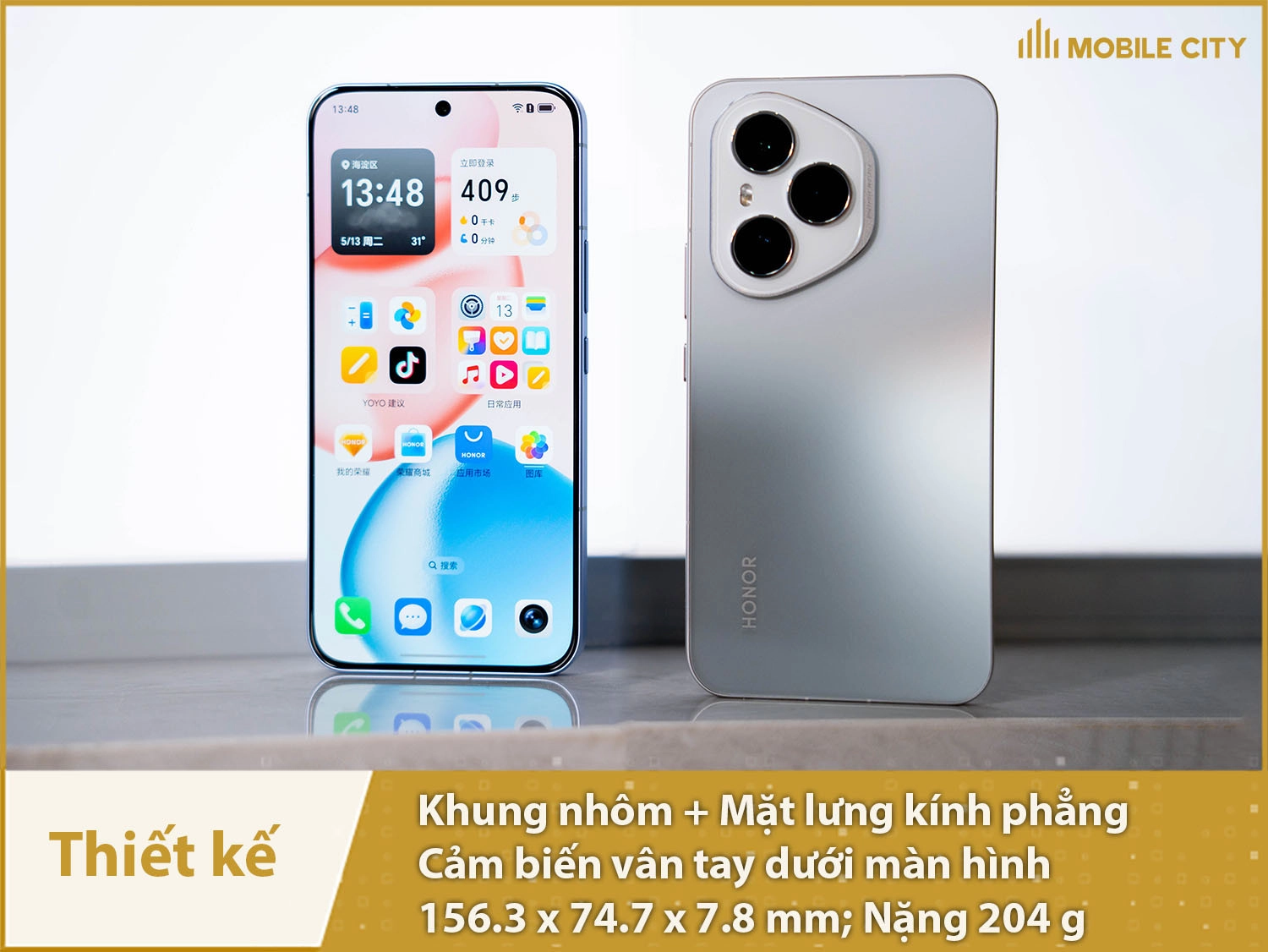 Thiết kế cao cấp, có IP68/IP69