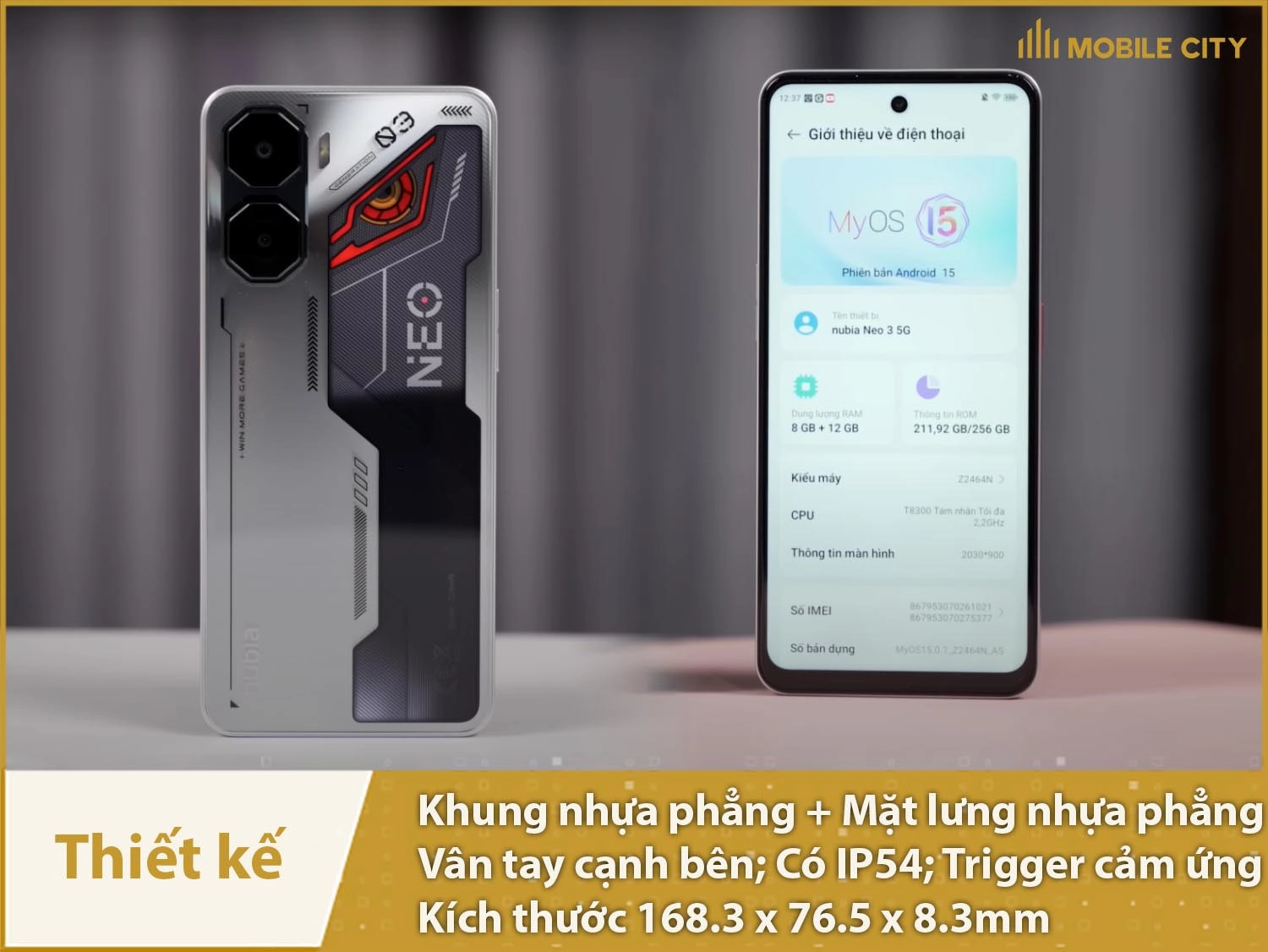 Thiết kế đậm chất gaming