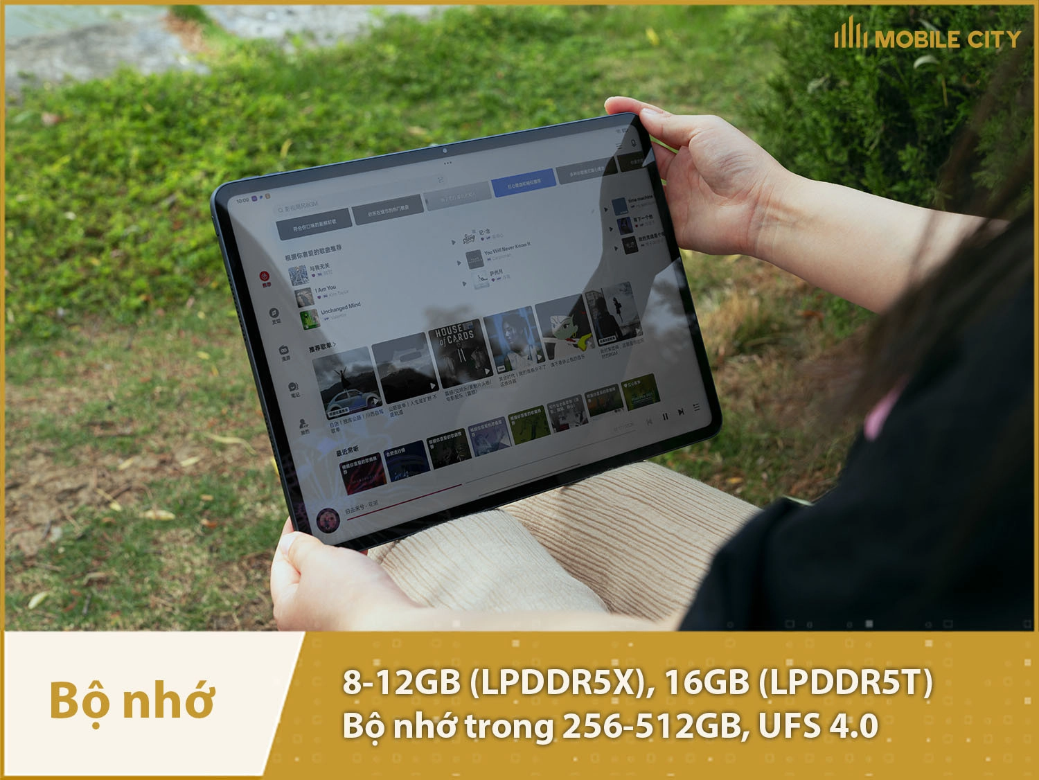 OnePlus Pad 2 Pro có RAM 8-16GB & Bộ nhớ trong 256-512GB