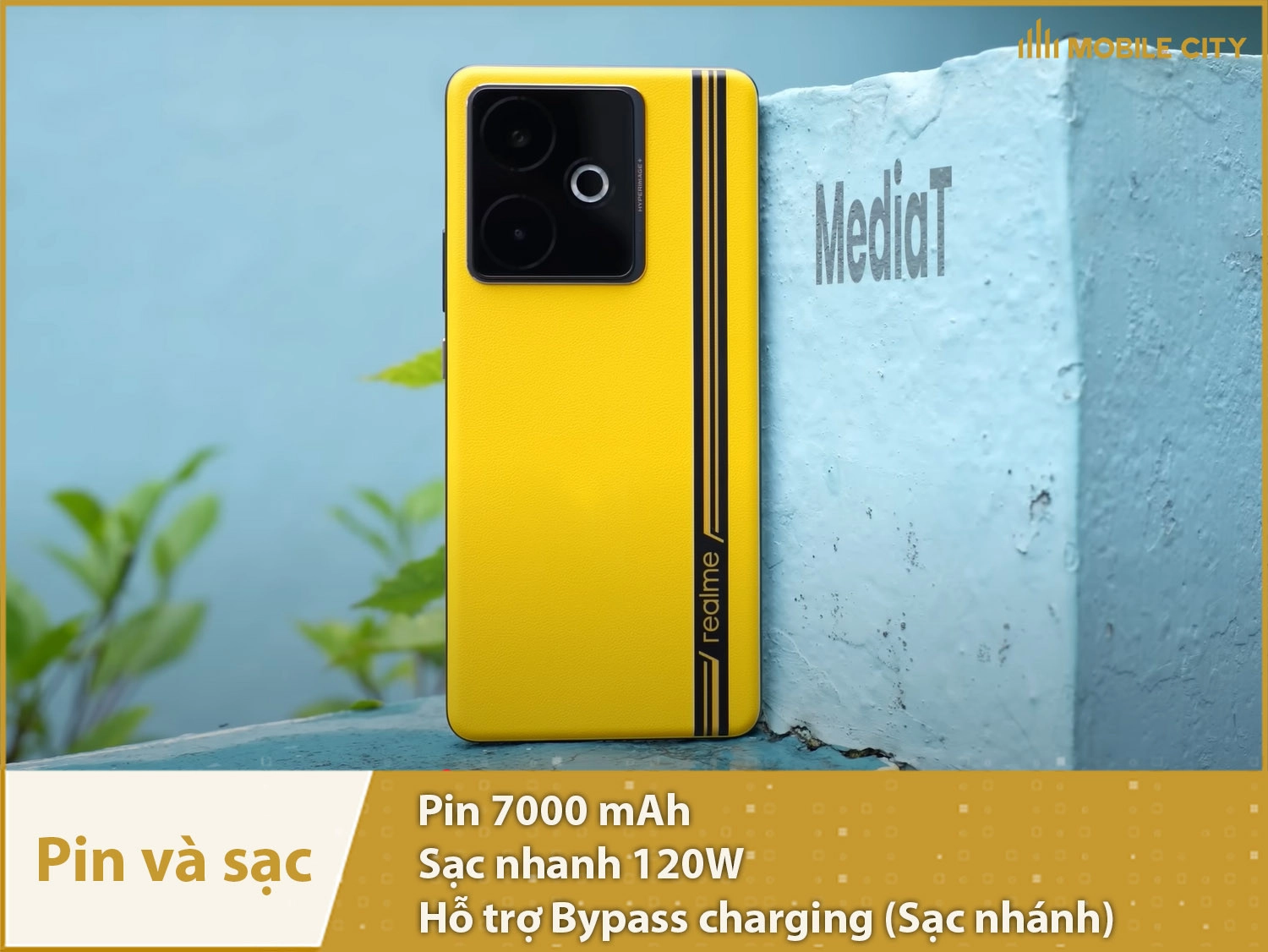 Pin lớn 7000mAh & Sạc nhanh 120W