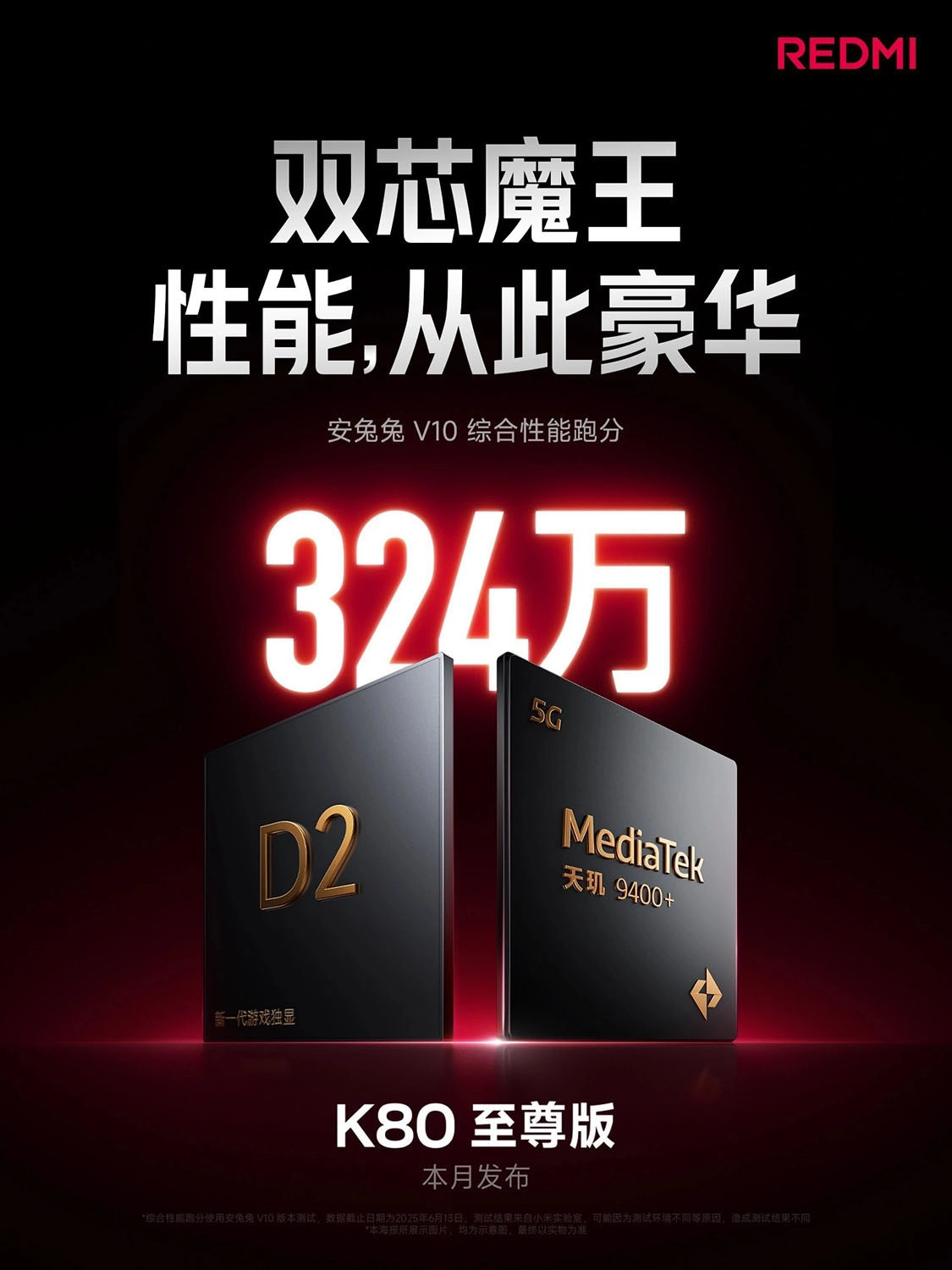 REDMI K80 Ultra đã đạt được 3,24 triệu điểm AnTuTu