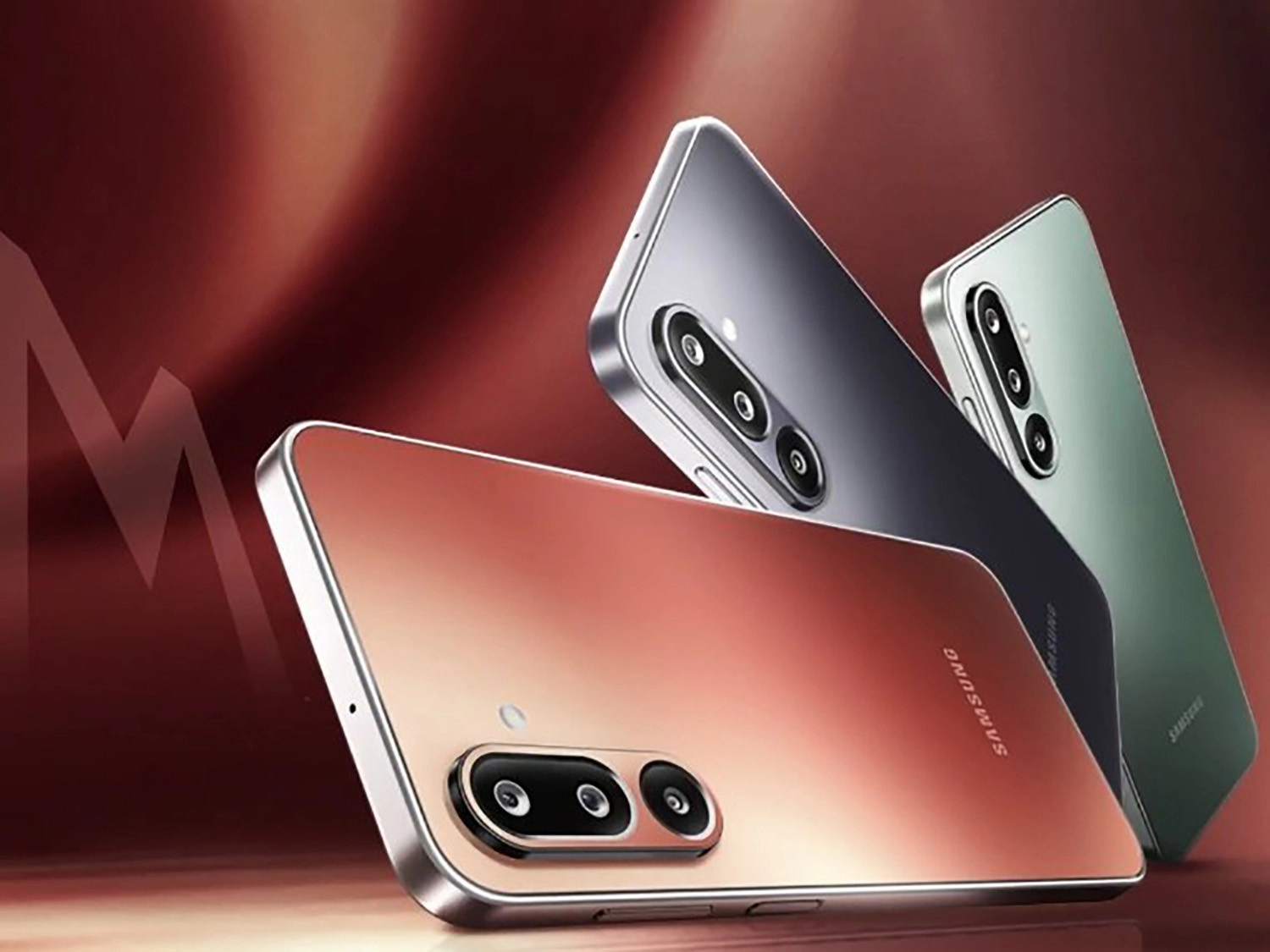 Samsung M36 thiết kế vuông vức, 3 màu sắc lựa chọn
