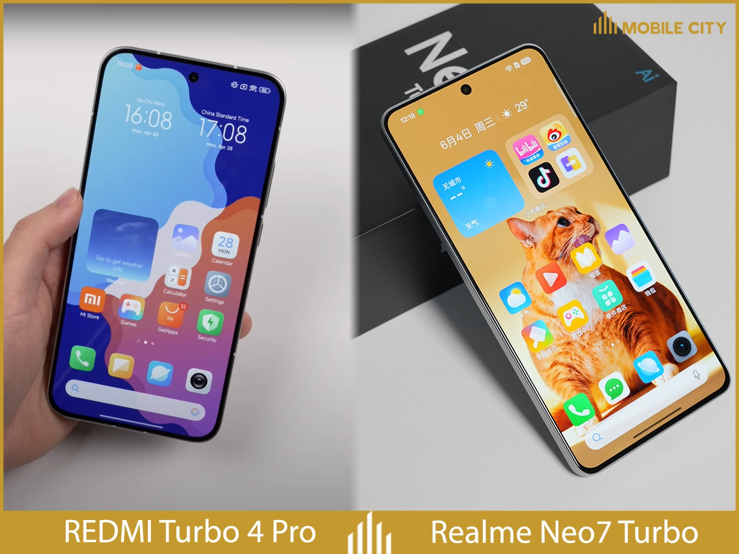 So sánh màn hình Realme Neo7 Turbo vs REDMI Turbo 4 Pro