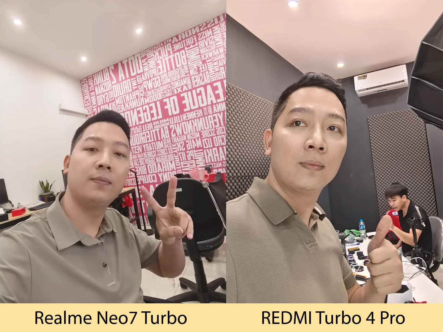 Ảnh selfie của hai máy