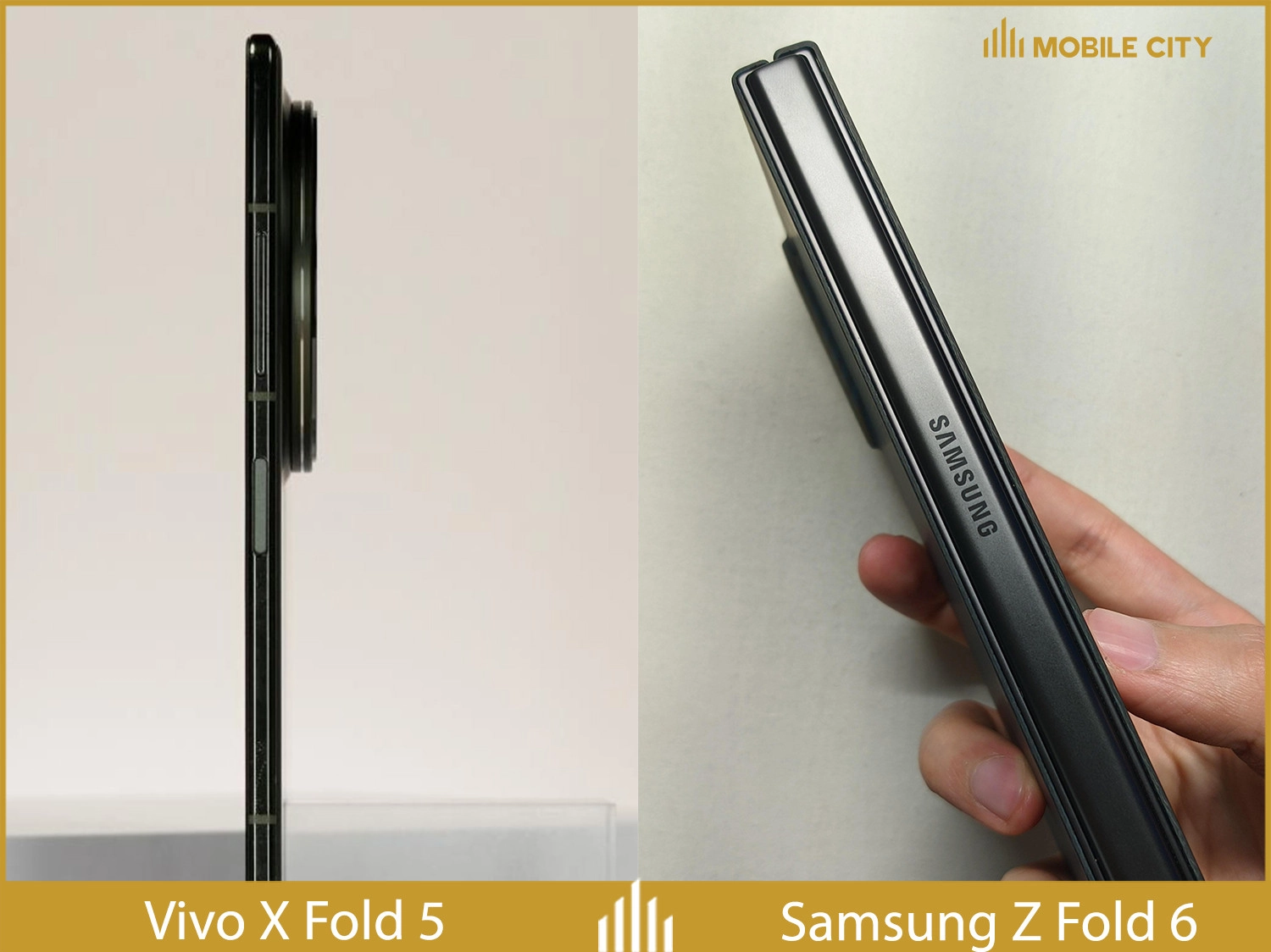 Vivo X Fold 5 mỏng hơn đáng kể 