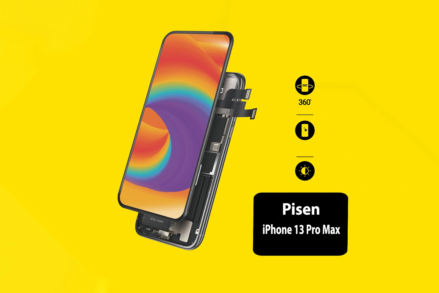Thay màn hình Pisen iPhone 13 Pro Max, màn hình Pisen là gì?