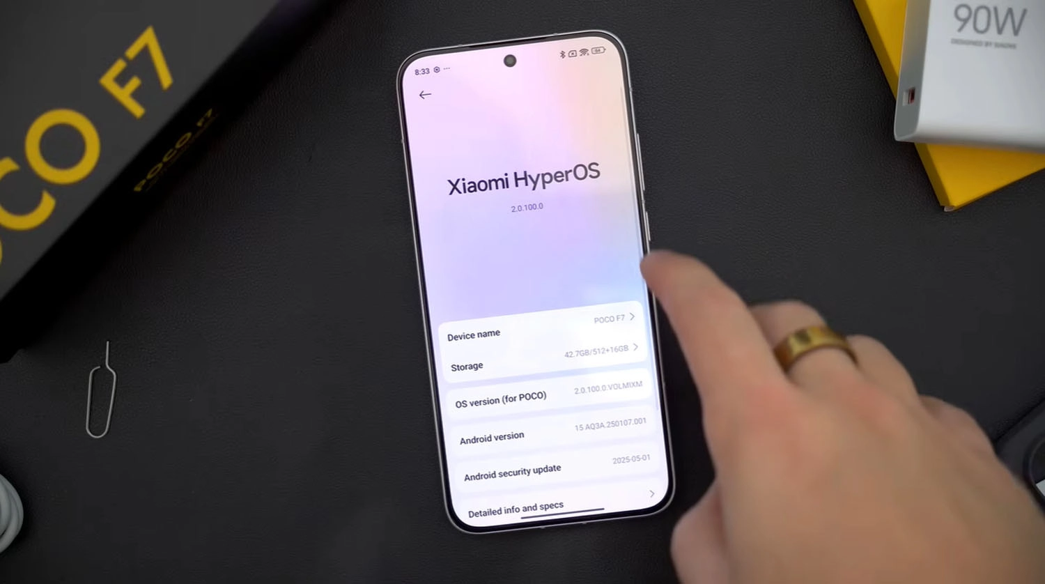 Thông số kỹ thuật của Xiaomi POCO F7