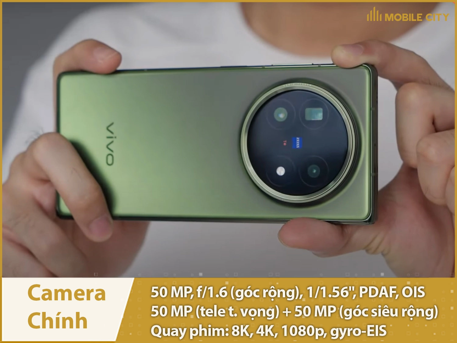 Camera 50MP & Quay video 8K