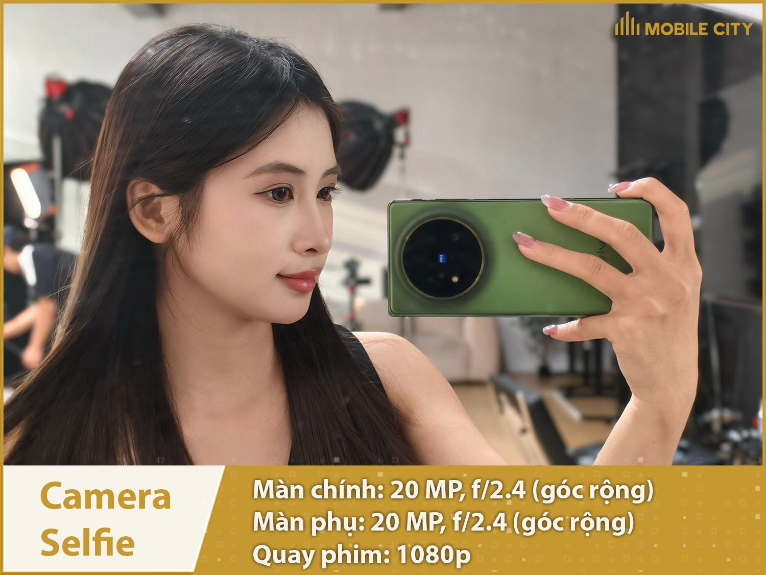Camera selfie 20MP; Video 1080p