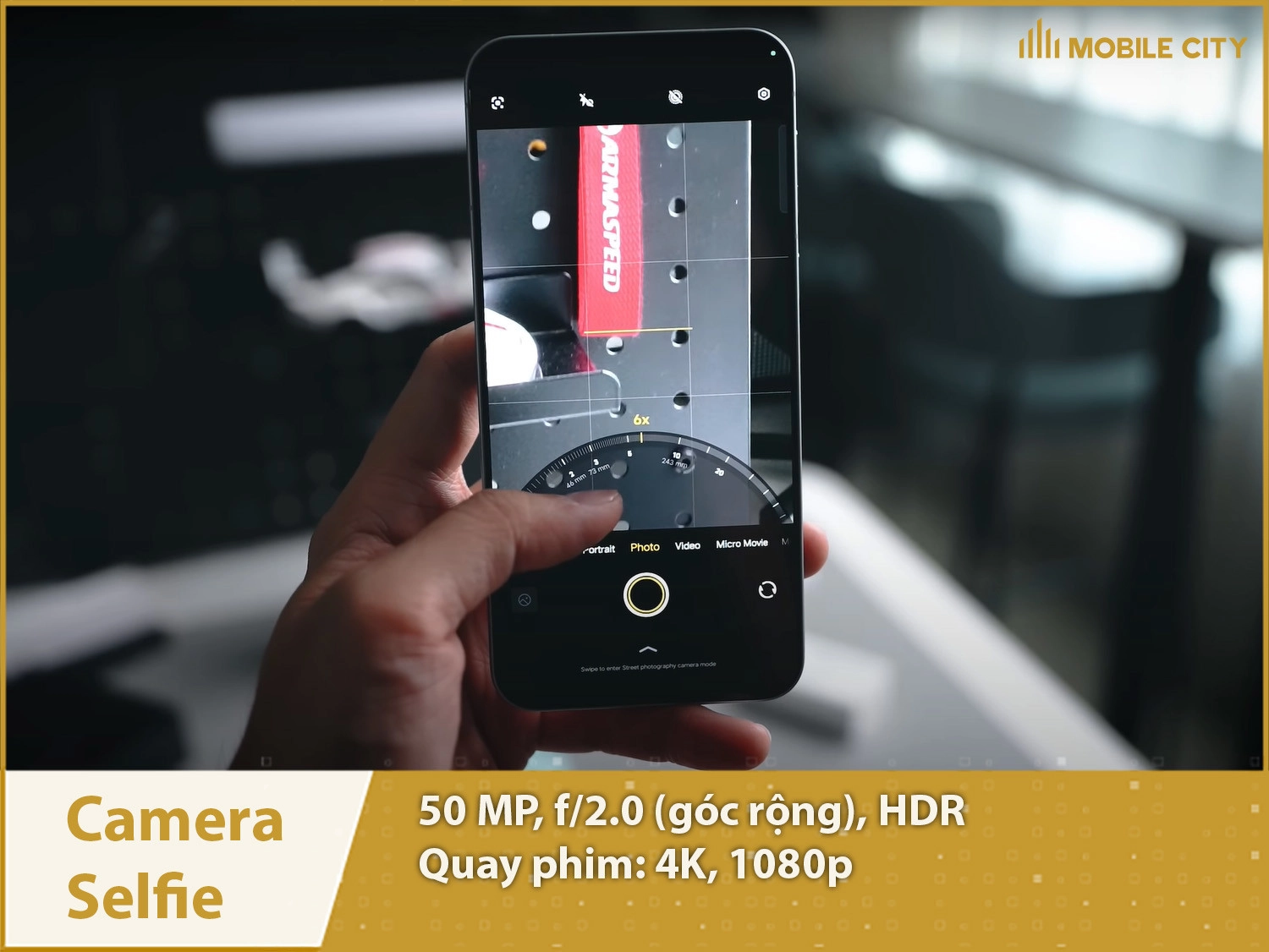 Camera selfie 50MP & Quay phim 4K