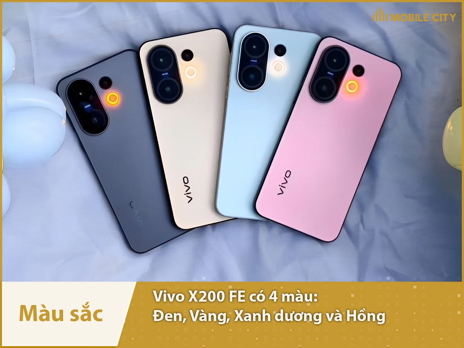 Vivo X200 FE có màu sắc