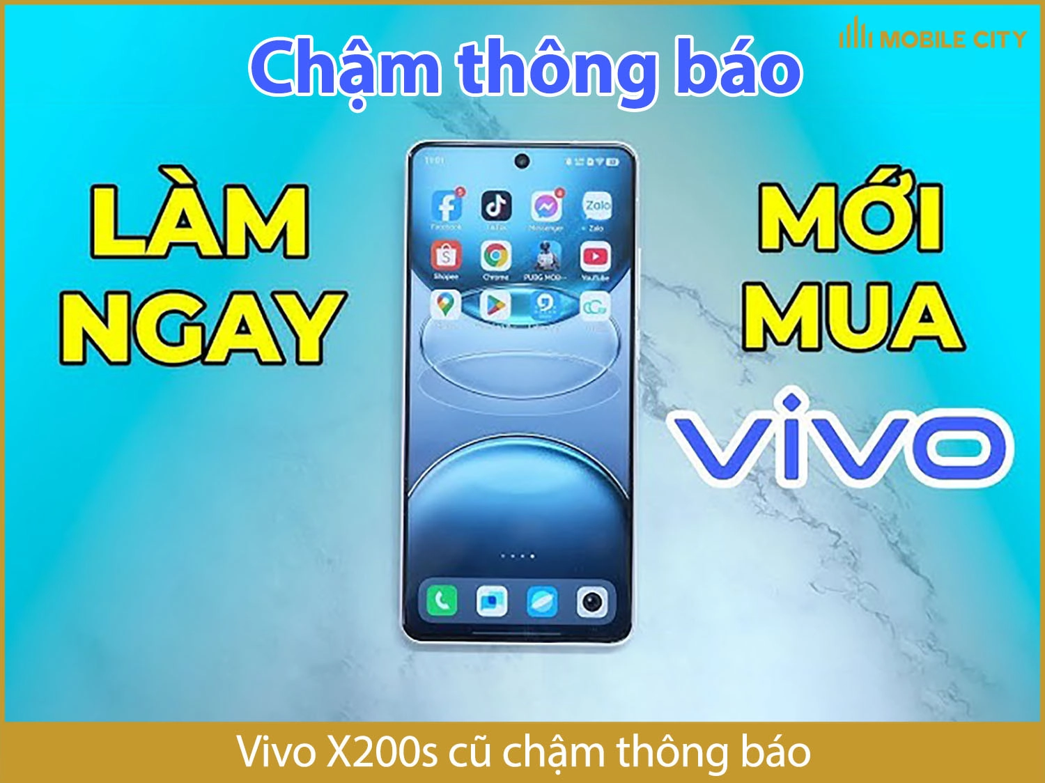 Vivo X200s cũ bị chậm thông báo không và cách khắc phục