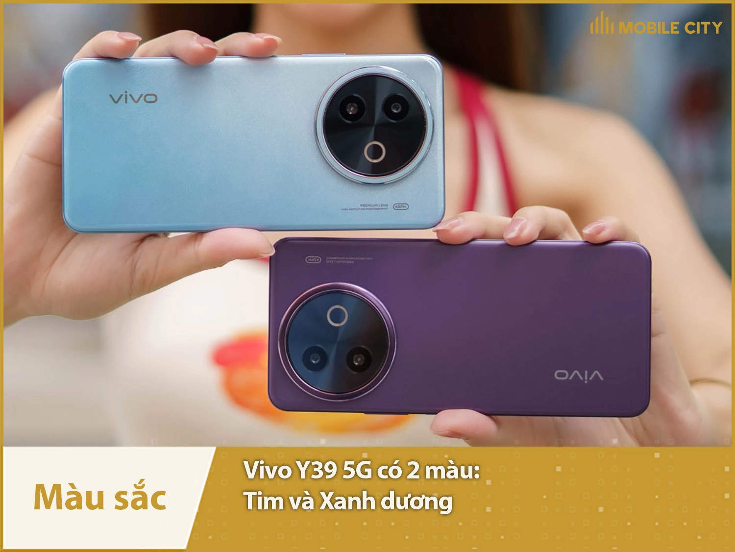 V39 5G cung cấp 2 lựa chọn màu sắc
