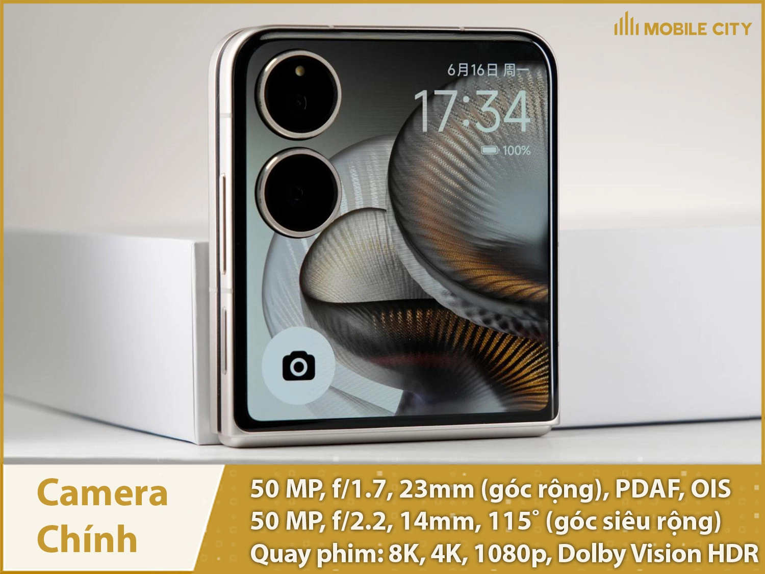 Camera kép 50MP & Quay phim 4K