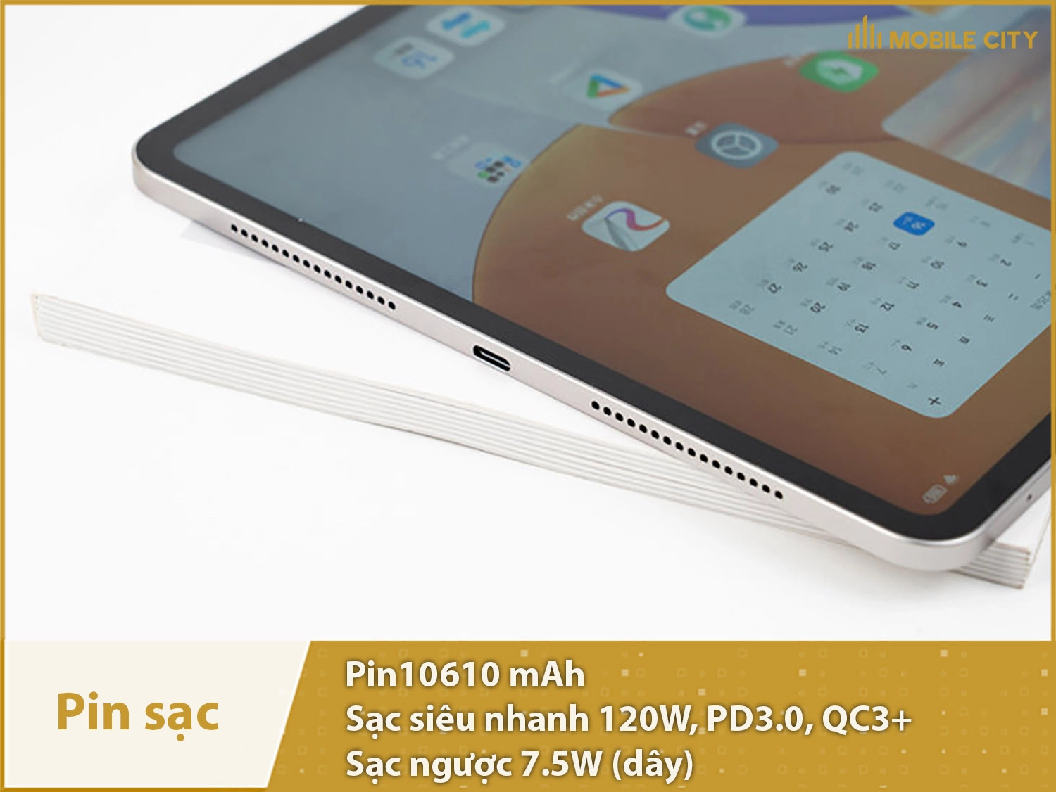 Sử dụng cả ngày với 10610mAh & Sạc nhanh 120W
