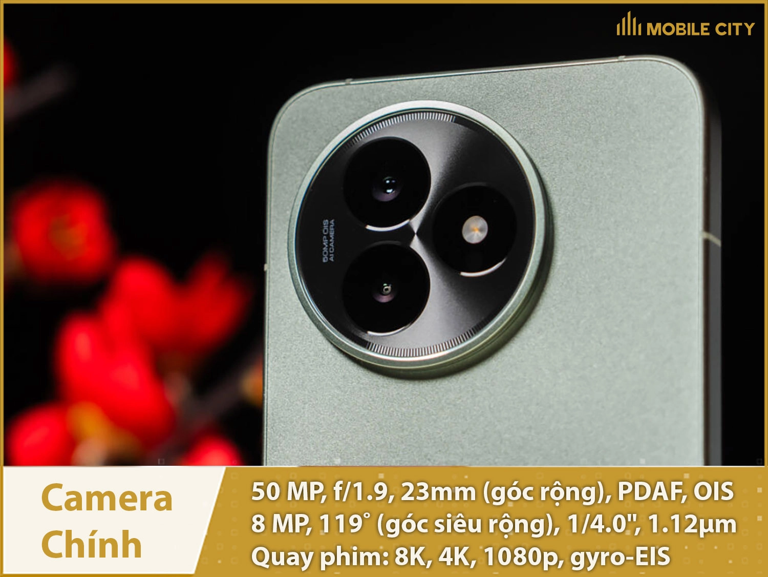 Camera 50MP & Quay video 8K