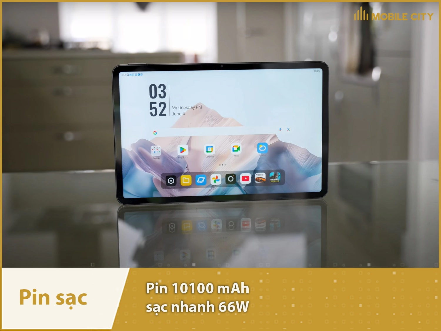 Pin 10.100 mAh dung lượng cao & Sạc nhanh 66W