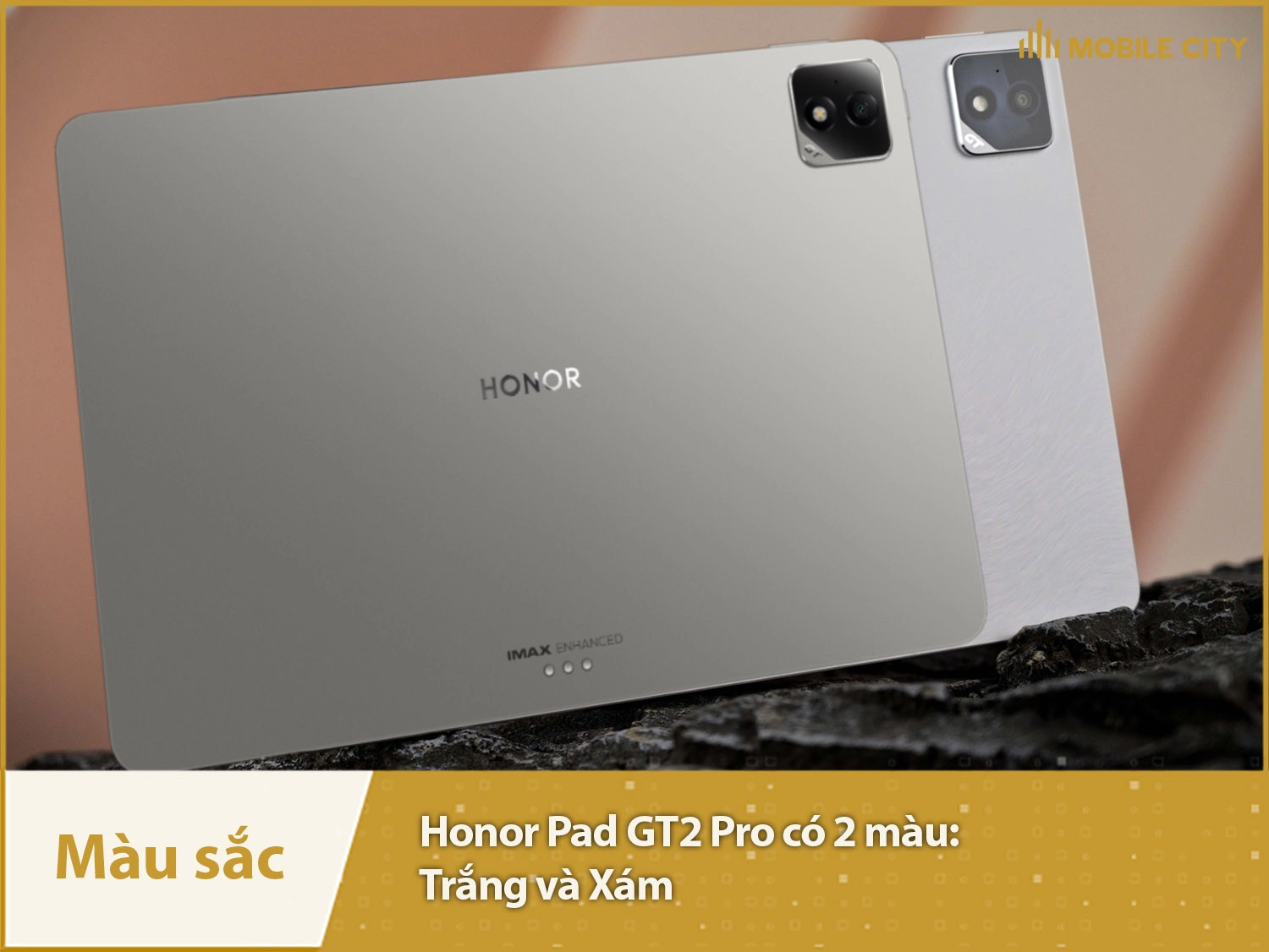 Honor Pad GT2 Pro cung cấp 2 màu Xám và Trắng