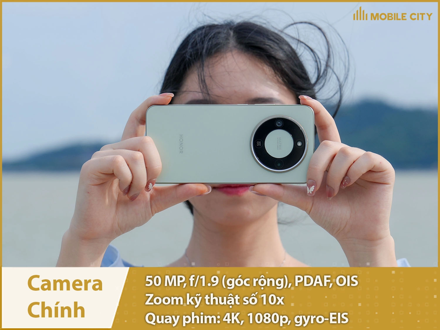 Camera 50MP & Quay phim 4K siêu sắc nét