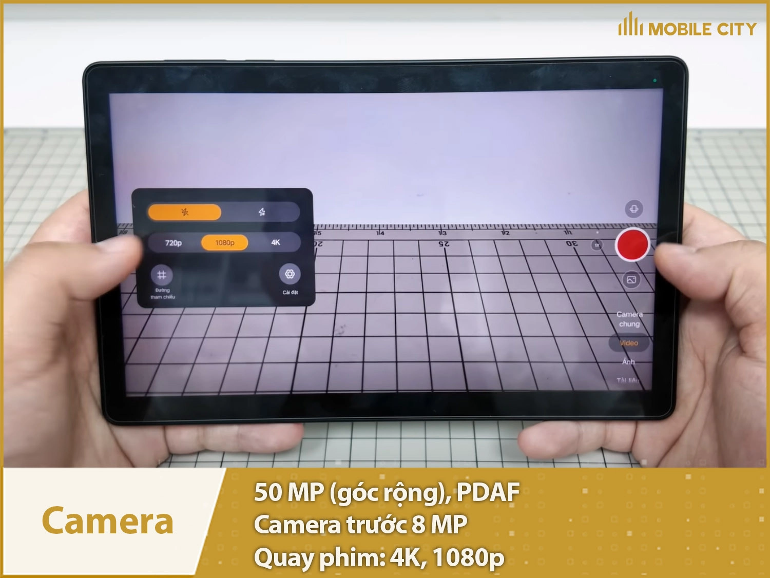 Camera 50MP; Selfie 8MP & Quay video 4K