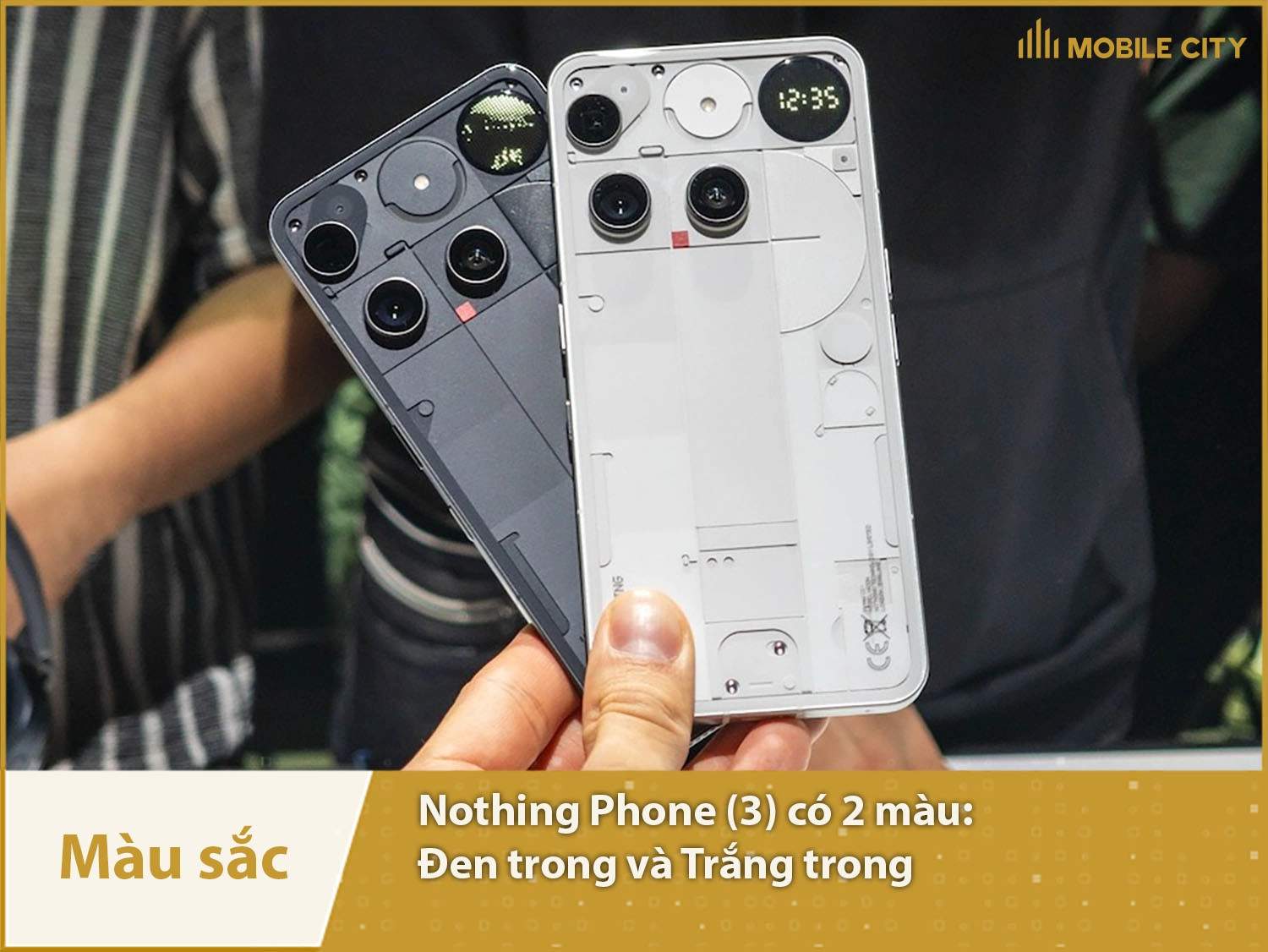 Nothing Phone (3) cung cấp 2 màu lựa chọn